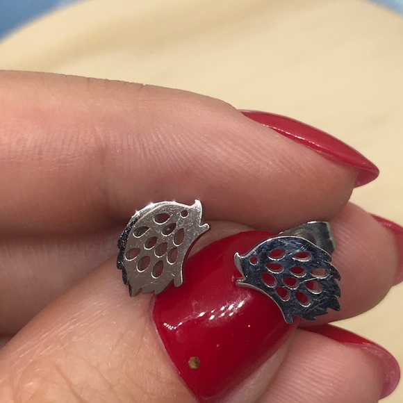 Stainless Steel Stud Earrings - Picture 2 of 4